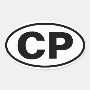 FOUR Crotona Park "CP" Ovale Sticker