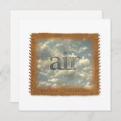 Four Elements - AIR - Personalized Notecard Notitiekaartje (Voorkant / Achterkant)