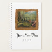 Four Elements - EARTH - Personalized Day Planner (Devant)