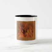 Four Elements - Fire - Coffee Mug Tweekleurige Koffiemok (Center)