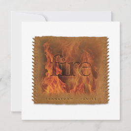 Four Elements - FIRE - Personalized Notecard Notitiekaartje