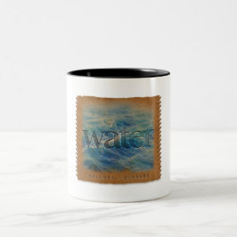 Four Elements - Water - Coffee Mug Tweekleurige Koffiemok