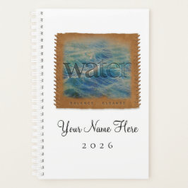 Four Elements - WATER - Personalized Day Planner
