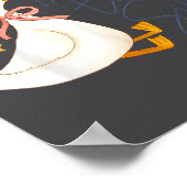 Four Ever Silly Funny Silly Goose 4th Birthday Poster (Hoek)