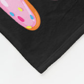 Four Ever Sweet Nana 4th Birthday Girl Donut Lover Fleece Deken (Hoek)