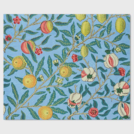 Four Fruits van William Morris Cadeaupapier (Vlak)