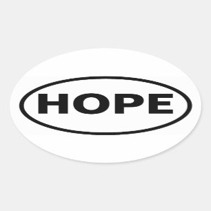 FOUR Hope, Arkansas Ovale Sticker