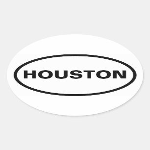 FOUR Houston Ovale Sticker