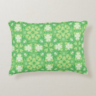 Four Leaf Clover Pouf Accent Pillow Accent Kussen