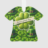 Four leaf clover Saint Patrick's Day have a great (dos)