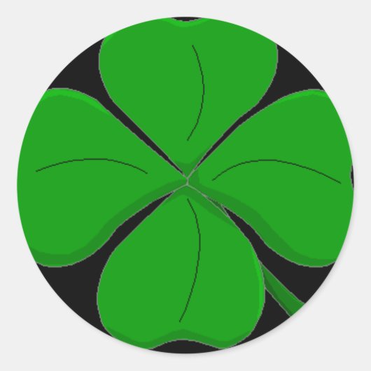 Four Leaf Clover Sticker (Voorkant)