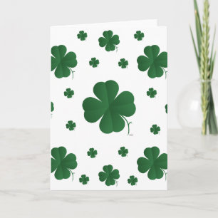 Four Leaf Clovers - multi Kaart