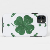 Four Leaf Clovers -  stijl Case-Mate iPhone Case (Achterkant (horizontaal))