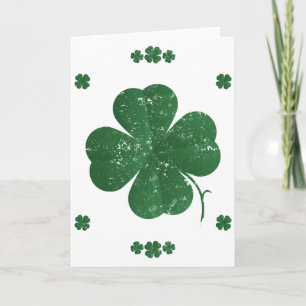 Four Leaf Clovers - stijl Kaart