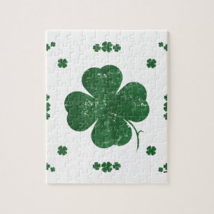 Four Leaf Clovers - stijl Legpuzzel