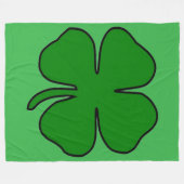 Four Leaf Love 60x80 Couverture polaire (Devant (Horizontal))