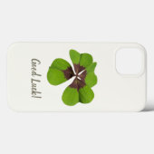 Four Leaf Lucky Clover St Patricks Day Succes Case-Mate iPhone Case (Achterkant (horizontaal))