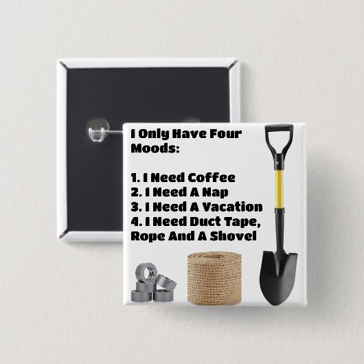 Four Moods Button (Voorkant /achterkant)