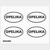 FOUR Opelika Ovale Sticker (Vel)