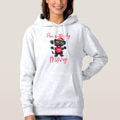 "Four-Pawed Festive Cheer" Hoodie (Voorkant)
