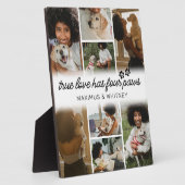 Four Paws foto van hondenbezitter Fotoplaat (Zijkant)