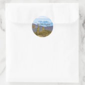 Four Peaks Mts Winter, Arizona Stickers 3" 6 Pack (Sac)