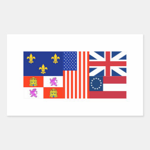 FOUR Pensacola Flag Rechthoekige Sticker