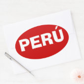 FOUR Perú Ovale Sticker (Envelop)