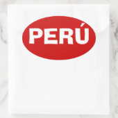 FOUR Perú Ovale Sticker (Tas)