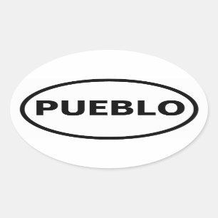 FOUR Pueblo, Colorado Ovale Sticker