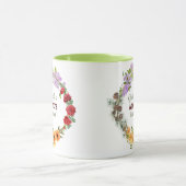 Four Seasons Floral Wreath Gratitude Quote Mug (Centre)