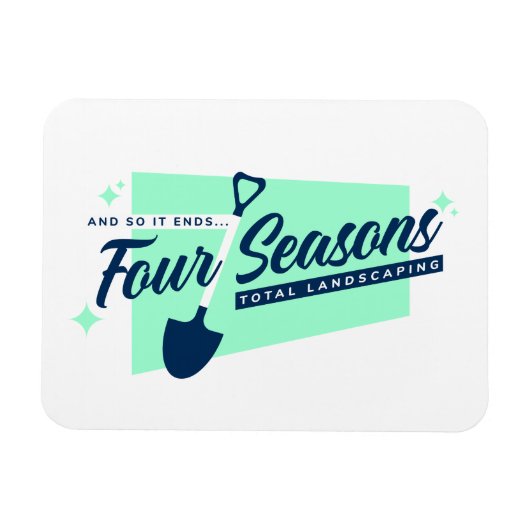 Four Seasons Total Landscaping Magnet (Horizontal)