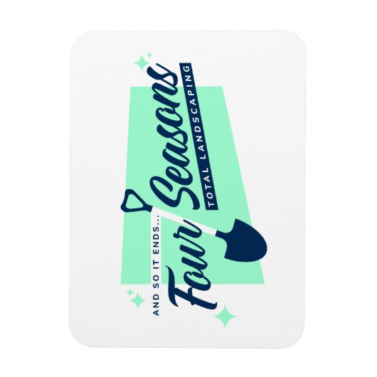 Four Seasons Total Landscaping Magnet (Vertical)