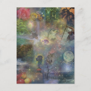 Four Seasons - Voorjaar Zomer Winter Herfst Briefkaart