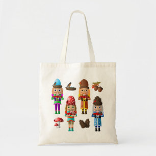 Four Seasons Woodland Nutcrackers Canvas tas