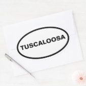 FOUR Tuscaloosa, Alabama Ovale Sticker (Envelop)