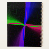 Four-Way Geometric Wave Spiral Planner (Dos)