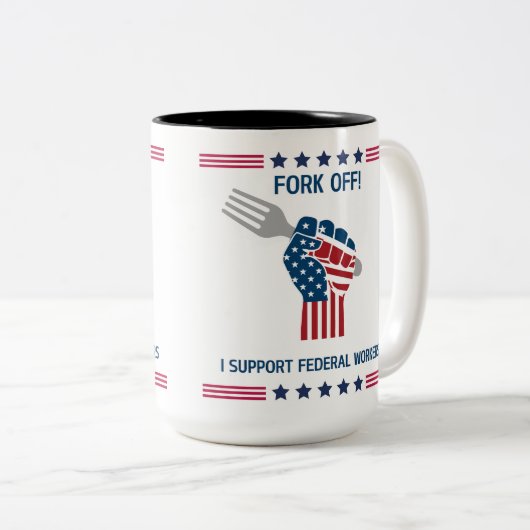 Fourchette de café Mug (Devant droit)