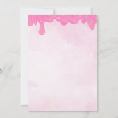 Fourever Sweet Girl 4ème anniversaire Invitation (Dos)