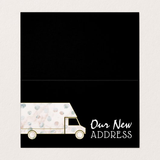 Fourgonnette de retrait des points coupés, carte d (Extérieur déplié)