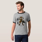 Fourmi de feu drôle avec le T-shirt de dessin de (Devant entier)