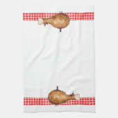 Fourmis et poulet - Serviette de cuisine (Vertical)
