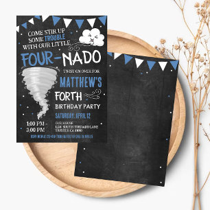 Fournado Invitation Anniversaire Tornado Twister P