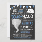 Fournado Invitation Anniversaire Tornado Twister P (Devant)