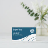 Fournisseur d'assurance Cartes de visite modernes (Debout devant)