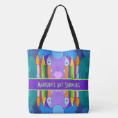 Fournitures d'art coloré, Sac fourre-tout personna (Dos)