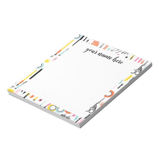 Fournitures d'art personnalisées Bloc-notes (Tourné)