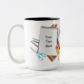 Fournitures d'artisanat d'art personnalisées Mug (Gauche)