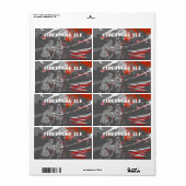 Fournitures de brasserie Bière brassage Étiquette (Feuille entière)