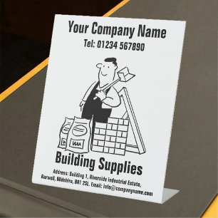 Fournitures de construction Cartoon Design Panneau